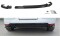Heck Ansatz Flaps Diffusor passend für Renault Megane Mk4 Hatchback schwarz Hochglanz