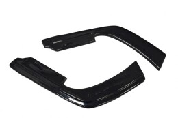 Heck Ansatz Flaps Diffusor passend für Renault Talisman schwarz Hochglanz