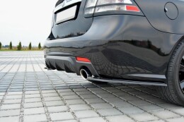 Street+ Heck Ansatz Flaps passend für Saab 9-3 Aero Mk2 FL schwarz Hochglanz