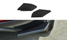 Heck Ansatz Flaps Diffusor passend für SEAT LEON III CUPRA / FR schwarz Hochglanz