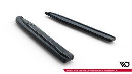 Heck Ansatz Flaps Diffusor passend für Skoda Octavia RS Mk3 / Mk3 FL Hatchback / Kombi schwarz Hochglanz