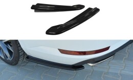 Heck Ansatz Flaps Diffusor für Skoda Superb Mk3 Hatchback / Kombi schwarz Hochglanz