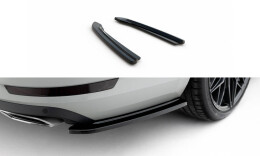 Heck Ansatz Flaps Diffusor V.1 passend für Skoda Superb Liftback / Combi Mk3 schwarz Hochglanz