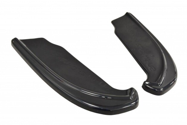 Heck Ansatz Flaps Diffusor passend für Subaru Impreza II WRX schwarz Hochglanz