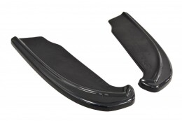 Heck Ansatz Flaps Diffusor für Subaru Impreza II WRX schwarz Hochglanz