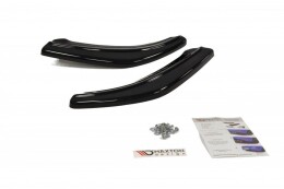 Heck Ansatz Flaps Diffusor passend für TOYOTA CELICA T23 vor Facelift schwarz Hochglanz