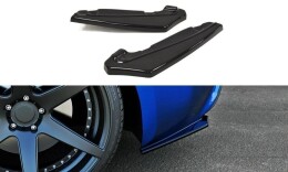 Heck Ansatz Flaps Diffusor passend für TOYOTA GT86 schwarz Hochglanz