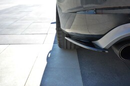 Heck Ansatz Flaps Diffusor für Volvo V60 Polestar Facelift schwarz Hochglanz