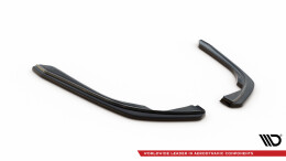 Heck Ansatz Flaps Diffusor für VW Arteon R-Line Limousine / Shooting Brake Mk1 schwarz Hochglanz