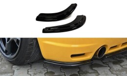 Heck Ansatz Flaps Diffusor passend für VW GOLF 4 R32 schwarz Hochglanz