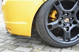Heck Ansatz Flaps Diffusor passend für VW GOLF 4 R32 schwarz Hochglanz