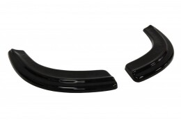 Heck Ansatz Flaps Diffusor passend für VW GOLF 4 R32 schwarz Hochglanz