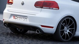 Heck Ansatz Flaps Diffusor für VW GOLF 6 GTI 35TH schwarz Hochglanz