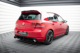 Heck Ansatz Flaps Diffusor passend für VW GOLF 6 GTI...