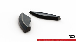 Heck Ansatz Flaps Diffusor passend für VW GOLF 6 GTI 35TH schwarz Hochglanz