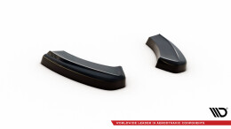 Heck Ansatz Flaps Diffusor passend für VW GOLF 7 GTI FACELIFT schwarz Hochglanz