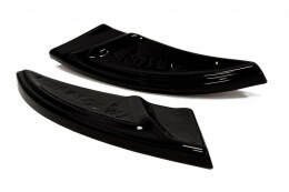 Heck Ansatz Flaps Diffusor V.1 passend für VW Golf 7 R / R-Line schwarz Hochglanz