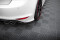Heck Ansatz Flaps Diffusor V.1 passend für VW Golf 7 R / R-Line schwarz Hochglanz