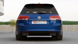 Heck Ansatz Flaps Diffusor für VW GOLF 7 R VARIANT Carbon Look