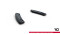 Heck Ansatz Flaps Diffusor passend für VW Golf Hatchback R / R-Line Mk7 Facelift schwarz Hochglanz