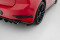 Heck Ansatz Flaps Diffusor passend für VW Golf Hatchback R / R-Line Mk7 Facelift schwarz Hochglanz