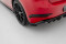 Heck Ansatz Flaps Diffusor passend für VW Golf Hatchback R / R-Line Mk7 Facelift schwarz Hochglanz
