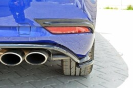 Heck Ansatz Flaps Diffusor passend für VW GOLF 7 R Facelift schwarz matt