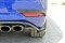 Heck Ansatz Flaps Diffusor passend für VW GOLF 7 R Facelift schwarz matt