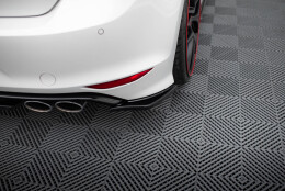 Heck Ansatz Flaps Diffusor V.2 passend für VW GOLF 7 R schwarz Hochglanz