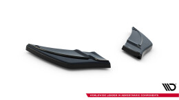 Heck Ansatz Flaps Diffusor V.2 passend für VW GOLF 7 R schwarz Hochglanz
