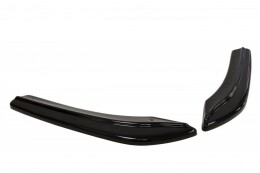 Heck Ansatz Flaps Diffusor passend für VW Passat CC R36 RLINE (vor Facelift) schwarz Hochglanz