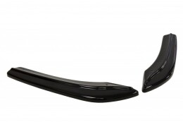 Heck Ansatz Flaps Diffusor für VW Passat CC R36 RLINE (vor Facelift) schwarz matt
