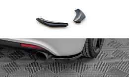 Heck Ansatz Flaps Diffusor passend für VW SCIROCCO R schwarz Hochglanz