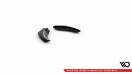 Heck Ansatz Flaps Diffusor passend für VW SCIROCCO R schwarz Hochglanz