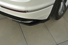 Heck Ansatz Flaps Diffusor für VW Tiguan Mk2 R-Line Carbon Look
