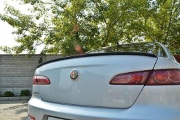 Heck Spoiler Aufsatz Abrisskante passend für ALFA ROMEO 159 schwarz Hochglanz