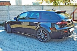 Heck Spoiler Aufsatz Abrisskante passend für ALFA ROMEO 159 Sportwagon schwarz Hochglanz