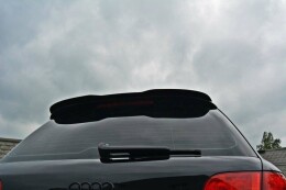Heck Spoiler Aufsatz Abrisskante für Audi S4 / A4 S-Line B7 Avant schwarz Hochglanz