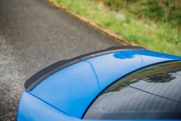 Heck Spoiler Aufsatz Abrisskante passend für Audi A4 Limousine B8 / B8 Facelift schwarz Hochglanz