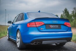 Heck Spoiler Aufsatz Abrisskante passend für Audi A4 Limousine B8 / B8 Facelift schwarz Hochglanz