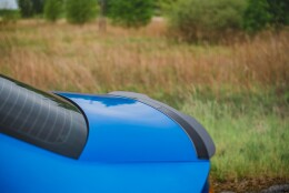 Heck Spoiler Aufsatz Abrisskante passend für Audi A4 Limousine B8 / B8 FL schwarz Hochglanz