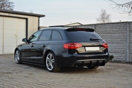 Heck Spoiler Aufsatz Abrisskante für Audi A4 B8 / B8 FL Avant schwarz Hochglanz