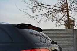 Heck Spoiler Aufsatz Abrisskante passend für Audi A4 B8 / B8 FL Avant schwarz Hochglanz