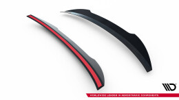 Heck Spoiler Aufsatz Abrisskante passend für Audi S5 Coupe / A5 S-Line Coupe 8T / 8T FL schwarz Hochglanz