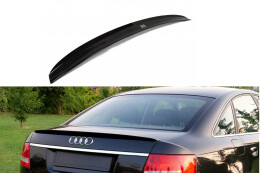 Heck Spoiler Aufsatz Abrisskante passend für Audi A6 S-line C6 Limousine schwarz Hochglanz