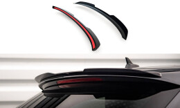 Heck Spoiler Aufsatz Abrisskante V.1 passend für Audi A6 C7 Avant schwarz Hochglanz