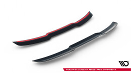 Heck Spoiler Aufsatz Abrisskante für Audi A6 C7 Avant S-Line/ S6 C7 schwarz Hochglanz