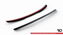 Heck Spoiler Aufsatz Abrisskante passend für Audi A6 / A6 S-line / S6 Limousine C7 Facelift schwarz Hochglanz