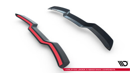 Heck Spoiler Aufsatz Abrisskante V.1 passend für Audi RS3 8V / 8V FL Sportback schwarz Hochglanz