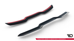 Heck Spoiler Aufsatz Abrisskante V.1 passend für Audi RS3 8V / 8V FL Sportback schwarz Hochglanz
